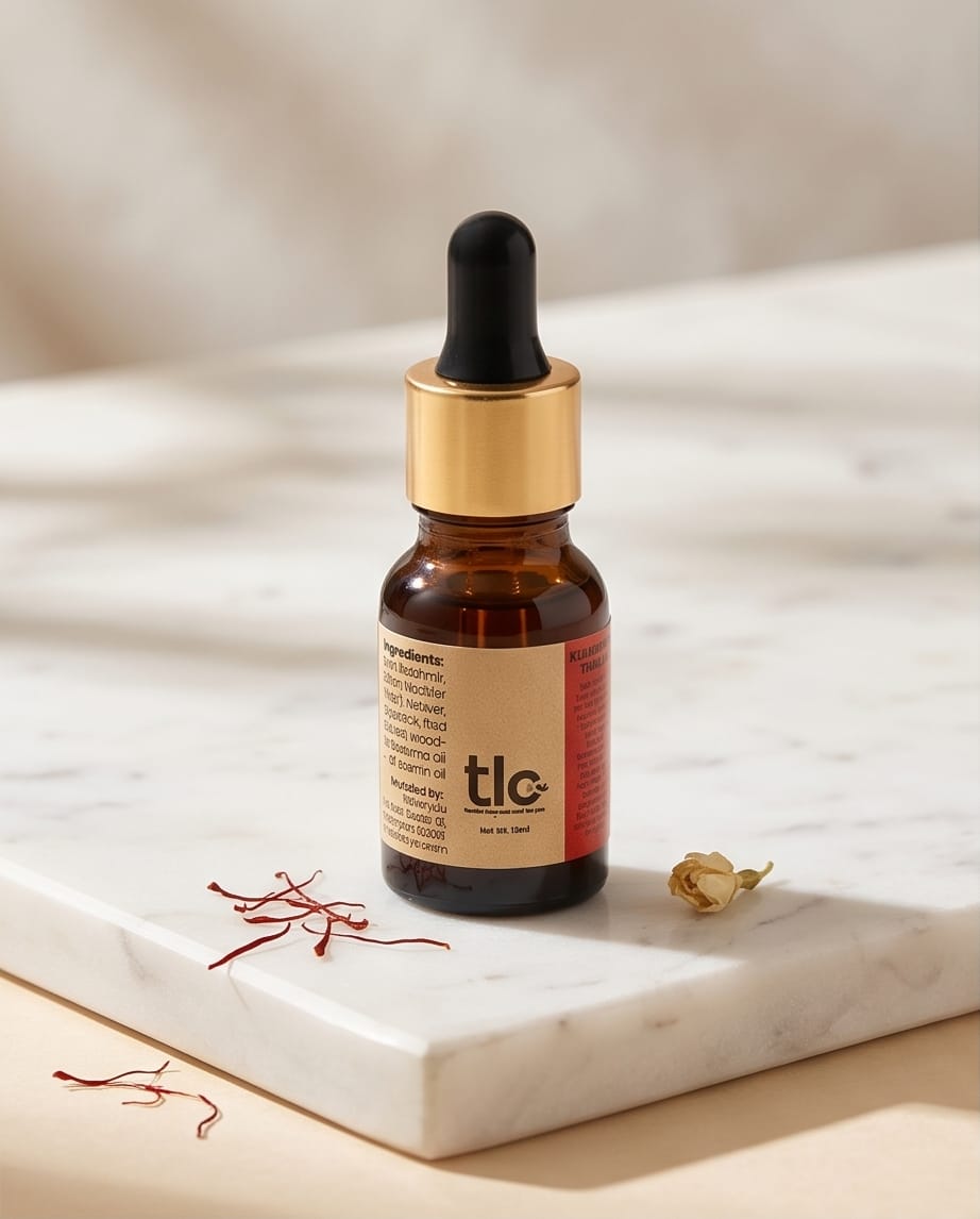 Kumkumadi Oil with Saffron & Botanical Extracts | Ayurvedic Face Oil - Tlcforyou