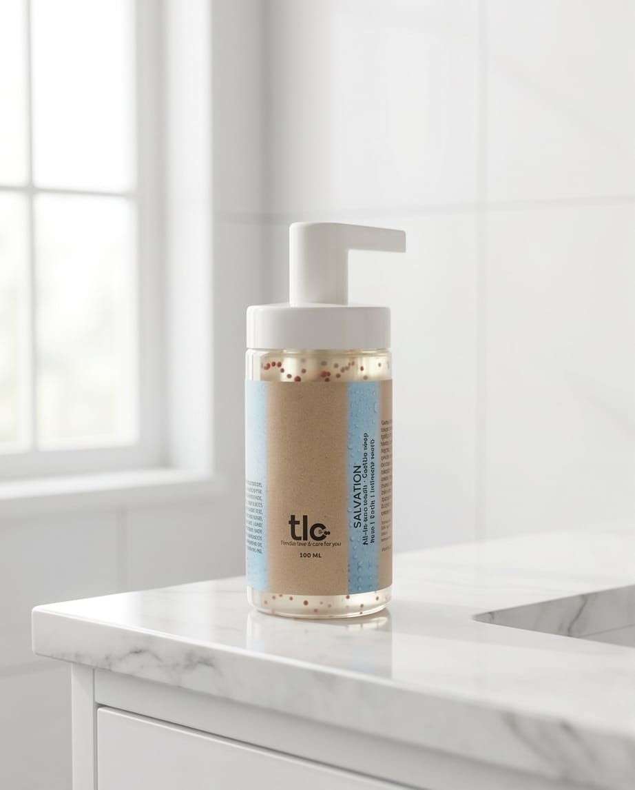 Natural Castile Soap Liquid – Multi-Purpose Body & Face Wash with Plant-Based Oils | Tlcforyou