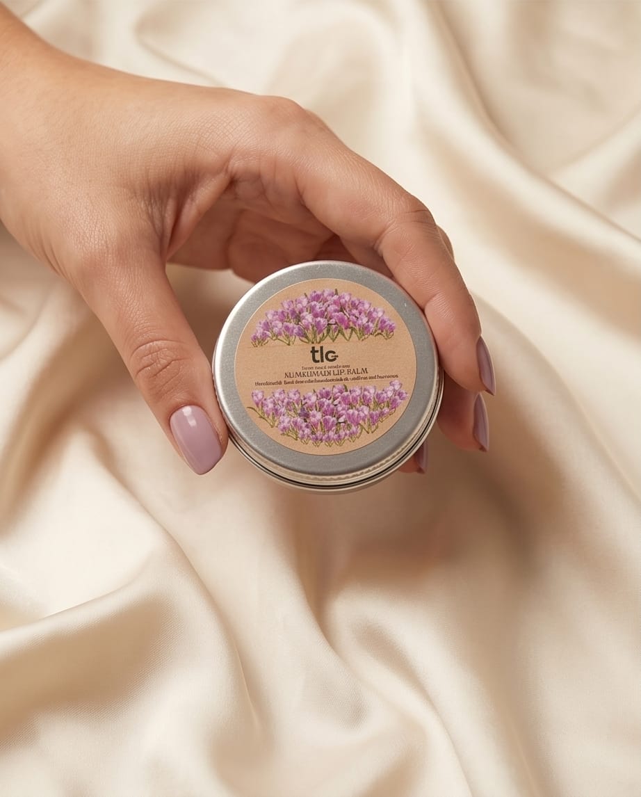 Kumkumadi Oil Lip Balm – Ayurvedic Hydrating Lip Care for Soft, Smooth & Naturally Pink Lips | Tlcforyou