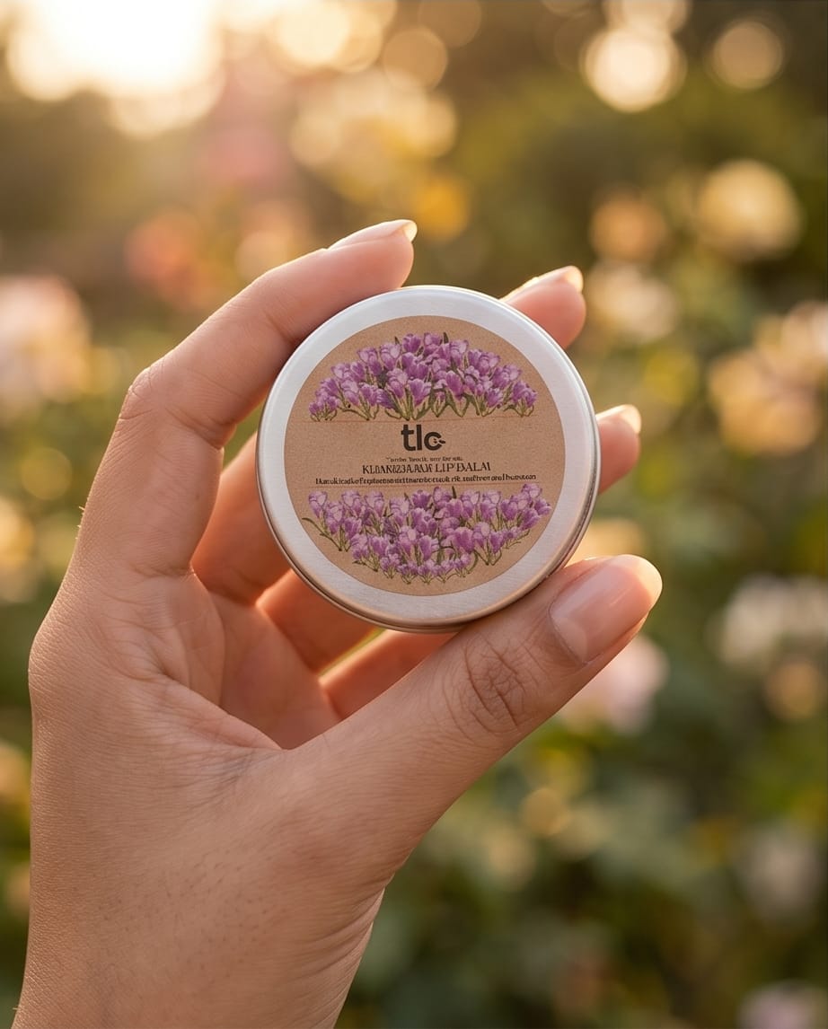 Kumkumadi Oil Lip Balm – Ayurvedic Hydrating Lip Care for Soft, Smooth & Naturally Pink Lips | Tlcforyou