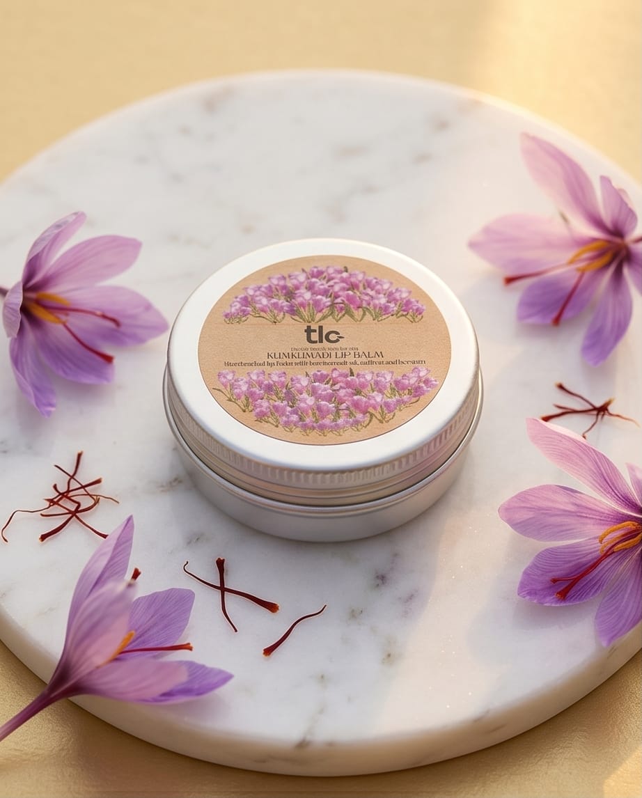 Kumkumadi Oil Lip Balm – Ayurvedic Hydrating Lip Care for Soft, Smooth & Naturally Pink Lips | Tlcforyou