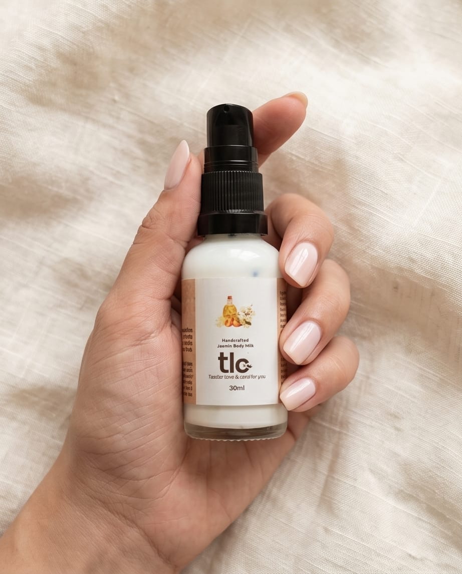 Jasmine Body Milk -  Hydrating & Nourishing Lotion with Sesame, Apricot & Vitamin E | Tlcforyou