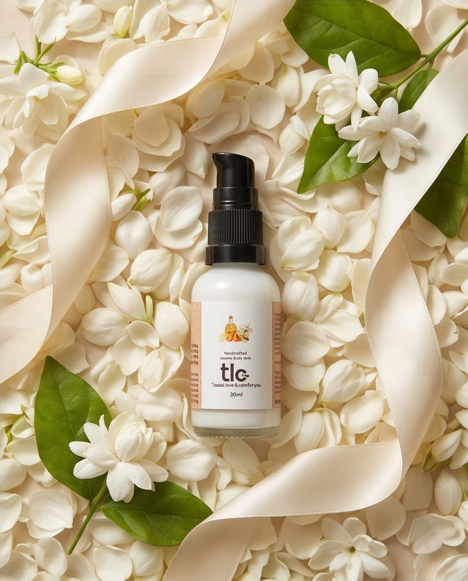 Jasmine Body Milk -  Hydrating & Nourishing Lotion with Sesame, Apricot & Vitamin E | Tlcforyou